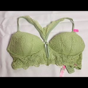 Lime green bra